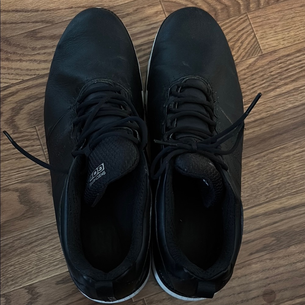 Black Athletic Sneakers go walk golf shoes size 12 1/2